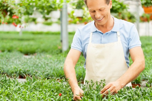 Inspector reviewing gardening work placeholder